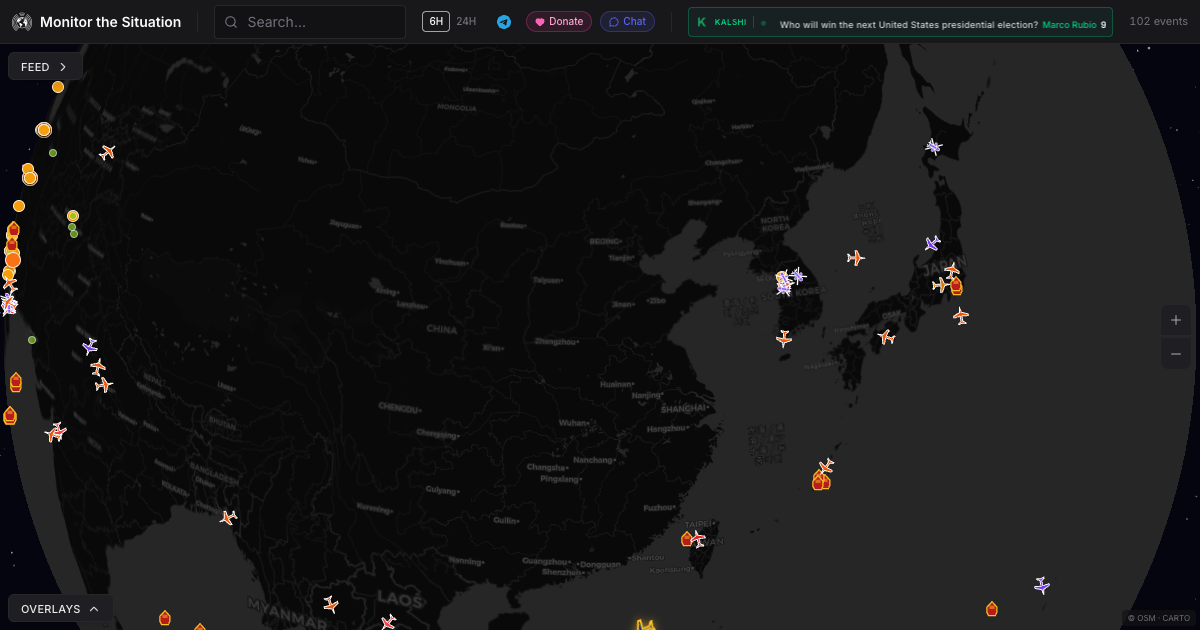 Monitor the Situation — East Asia